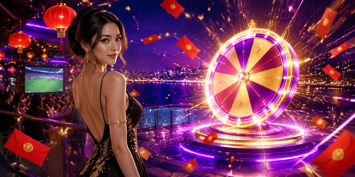 Không gian casino sôi động với ánh đèn và bàn chơi bài tại Việt Nam
